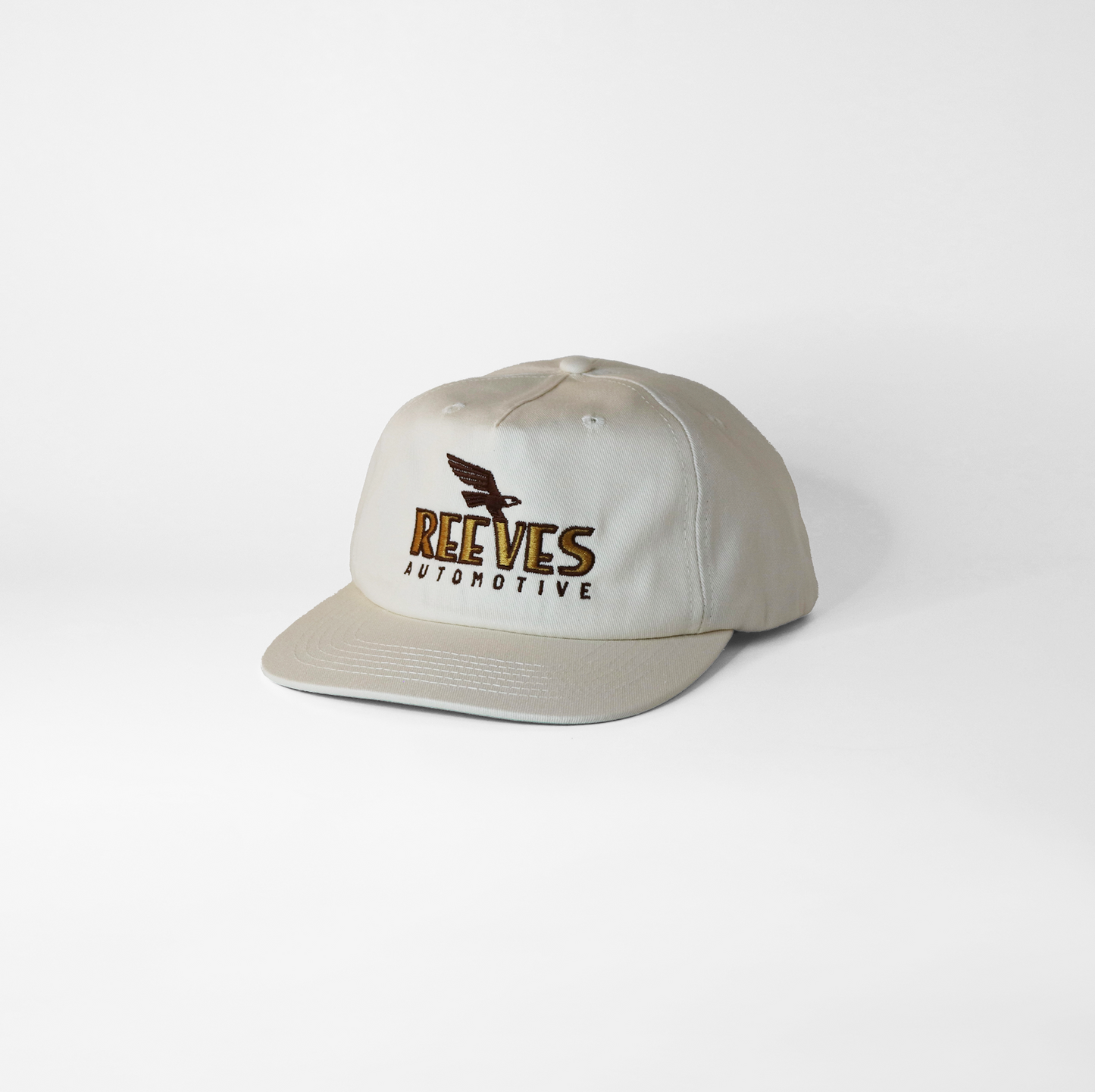 REEVES AUTOMOTIVE EAGLE HAT - OFF WHITE